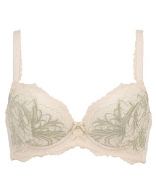 BRADELIS New York 【BRADELIS New York/ 育乳補整ブラ・STEP2 寄せる】ローズステップ2ブラ24A1  谷間を作ってキープする補正ブラ アイボリー