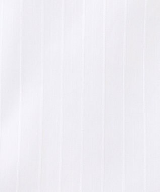 J.PRESS LADIES BEZハイネック フリル デコカラー ドビーストライプ系