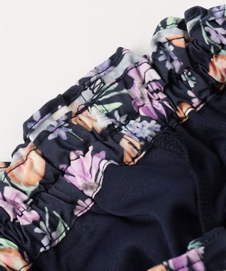 ANY KIDS 花柄 スカパン ネイビー系花柄