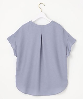 ANY SIS 【美人百花6月号掲載】スムージーポリエステル ブラウス ライトブルー