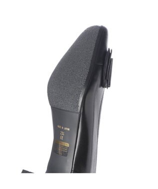 Riz raffinee <Riz raffinee>【高機能】スクエアドレープパンプス ブラック