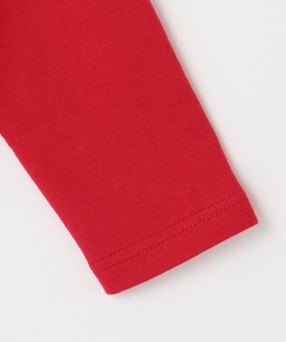 ANY KIDS 【ke ke ke】カラースナップカーディガン レッド