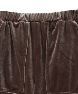 AMERICAN HOLIC ベロアベイカーリラックスパンツ Mocha