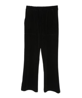 AMERICAN HOLIC ベロアベイカーリラックスパンツ Black