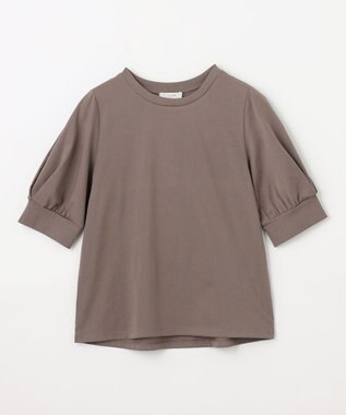 ANY 【洗濯機可】パフスリーブプルオーバー モカ