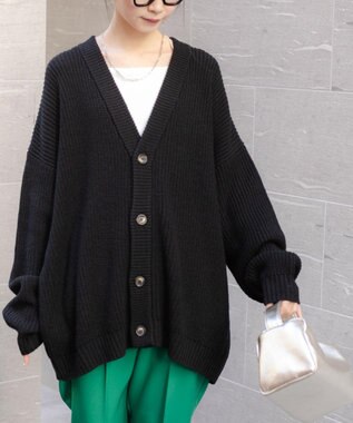 WEGO ルーズカーデ ブラック