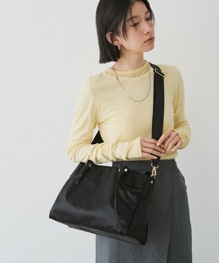 russet ナイロン三層2WAYトートバッグ(CE-1586) Black