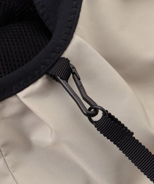 TOCCA 【UV99%以上カット・吸水速乾・抗菌防臭・洗える・サイズ調整可・強撥水】FRILL RAIN HAT レインハット ベージュ系