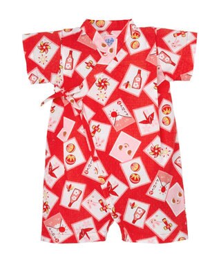 MIKI HOUSE HOT BISCUITS 【ミキハウス】【60-80cm】甚平オール