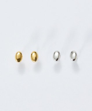 Phoebe 【金属アレルギー対応】メタルビーンズピアス　ゴールド/サージカルステンレス ゴールド