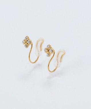 Phoebe 【痛くないシリーズ/金属アレルギー対応】タイニーフローラライトフィットイヤリング/サージカルステンレス ゴールド ゴールド