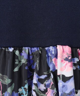 自由区 【カトリエムブーケ】Bouquet フラワーコンビドレス ブルーグレー系