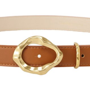 earth music&ecology ニュアンスバックルベルト Light Brown