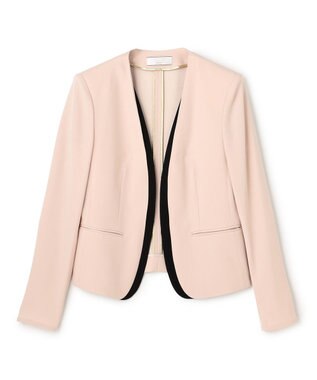 BEIGE， 【セットアップ対応】CINDY / ダブルカラージャケット Nude x Black