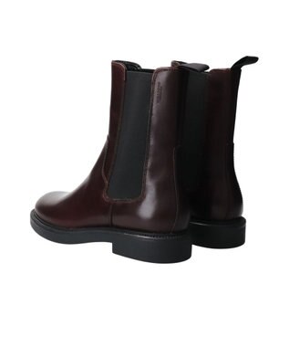 INTER-CHAUSSURES 【VAGABOND】ラウンドトウサイドゴアショートブーツ ダークブラウン