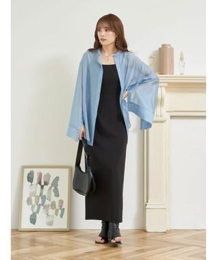 earth music&ecology マルチウェイシアーシャツ Sax