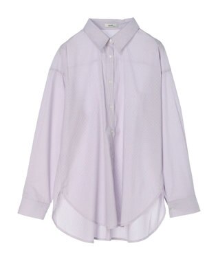 earth music&ecology ＴＲキュプラレギュラーシャツ Lavender