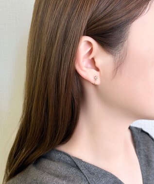 Phoebe 【痛くないシリーズ/金属アレルギー対応】タイニーフローラライトフィットイヤリング/サージカルステンレス ゴールド ゴールド