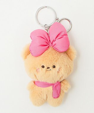 WEGO BIGリボンくまぬいぐるみキーホルダー