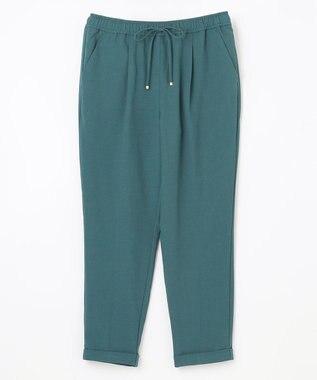 ANY 【UVケア/接触冷感/ウエストゴム】イージーケア美脚パンツⅡ グリーン