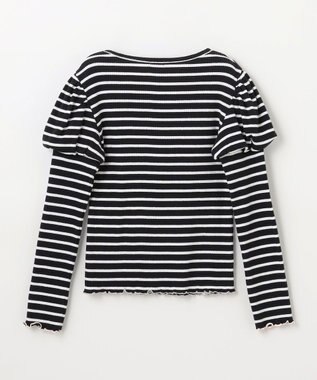 組曲 KIDS 【110-140㎝】パフスリーブ トップス ブラック