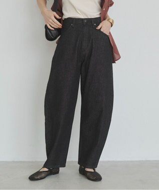 WEGO 【ANGIE VINTAGE/SMLサイズ展開】カーブデニムパンツ ブラック