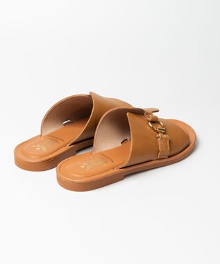 BONTRE 【BONTRE/ボントレ】ベルトフラットサンダル/20901-RS ブラウン