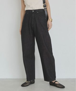 WEGO 【ANGIE VINTAGE/SMLサイズ展開】カーブデニムパンツ ブラック