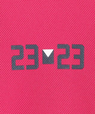 23区GOLF 【WOMEN】エイトロックカノコ カラーポロシャツ ピンク系