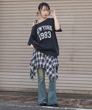 WEGO ２WAYグラフィックワンショルBIGT 柄5