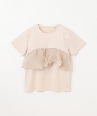 GRACE CONTINENTAL アシメフリルT ベージュ