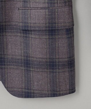 GOTAIRIKU 【DELFINO】シルクリネンライトツイード ジャケット ダークブラウン系4