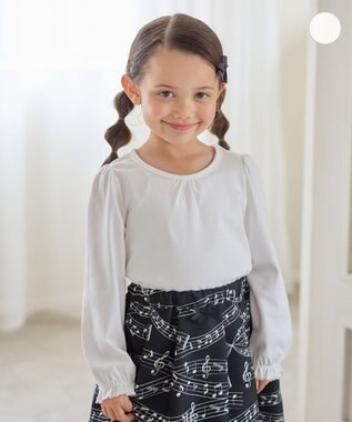 ANY KIDS 襟なしカットソーブラウス