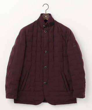 JOSEPH ABBOUD 【インナーダウンとしても対応可】ポケッタブル２WAYストレッチダウン ブルゾン ワイン系