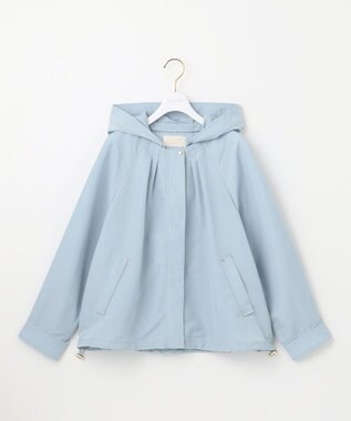 ANY SIS 【撥水・UVカット・花粉ガード】2WAYラグランフーディ ブルゾン スカイブルー
