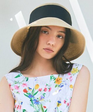 TOCCA 【サイズ調整可】WIDE BRIM BRAIDHAT 帽子 ベージュ系