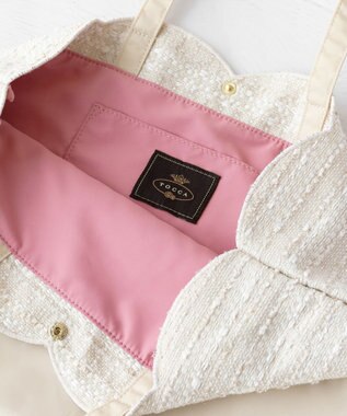 TOCCA 【A4サイズ対応・一部カラー撥水】DEAR EMILY BAG サブバッグ アイボリー系