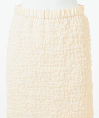 23区 L 【GOLD LABEL】シュリンクレース スカート ベージュ系