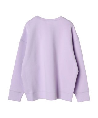 Green Parks クルーネックダンボールプルオーバー Purple