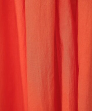 CRAFT STANDARD BOUTIQUE インド綿サイドタック切り替えスカート Orange