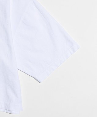 LENO EMBROIDERY  T-SHIRT / 刺繍Tシャツ WHITE×RED