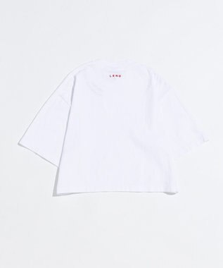 LENO EMBROIDERY  T-SHIRT / 刺繍Tシャツ WHITE×RED
