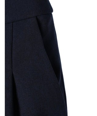 Green Parks 接触冷感　きれいシルエットパンツ（テーパード） Dark Navy