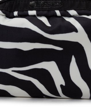 LeSportsac RECTANGULAR COSMETIC/クリームブラックゼブラ クリームブラックゼブラ