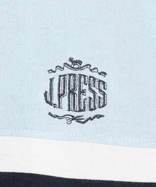 J.PRESS KIDS 【140-170cm】ボーダーミックス カットソー サックスブルー系