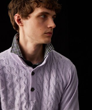 JOSEPH ABBOUD 【キングサイズ・微起毛/ジャパンファブリック】ウィンターダディー ポロシャツ グレー系