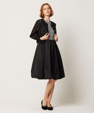 TOCCA 【洗える！】GENIUS OF LACE カーディガン ブラック系