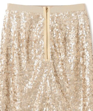 BEIGE， LA VERRERIE / スパンコールスカート Champagne Gold