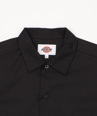WEGO DickiesライトTCツイルワークシャツ ブラック