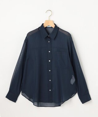 組曲 S エアリーボイルシアー シャツ